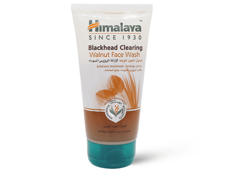 Himalaya Face Wash 150 ml Blackhead Clearing Walnut