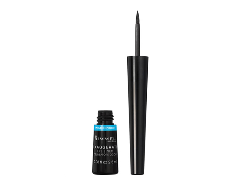 Rimmel london exaggerate waterproof liquid eye liner - black