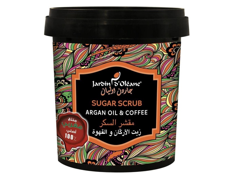 Jardin oleane sugar scrub 600 gm argan oil & coffee