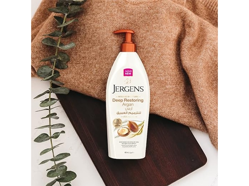 JERGENS BODY LOTION 400 ML DEEP RESTORING ARGAN