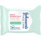 Johnsons daily essentials clear skin wipes 25 pack combination skin (new)