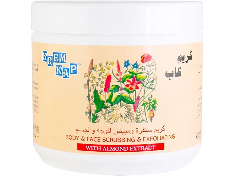 krem kap SCRUB 500 GM FACE & BODY WITH ALMOND EXTRACT