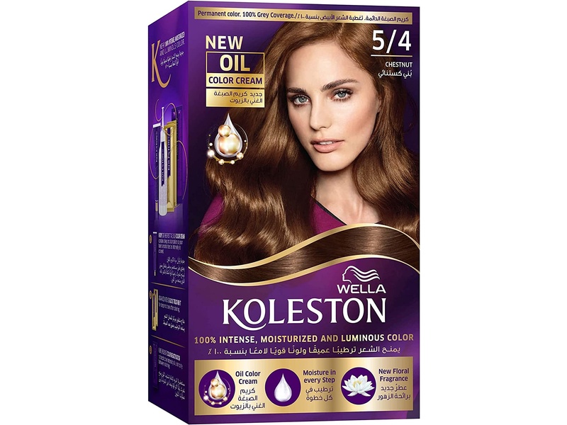 Koleston hair color kit 50 ml 5/4 chestnut