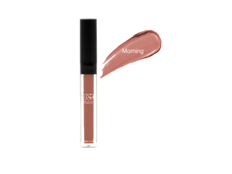 Nora bo awadh waterproof liquid lipstick - morning