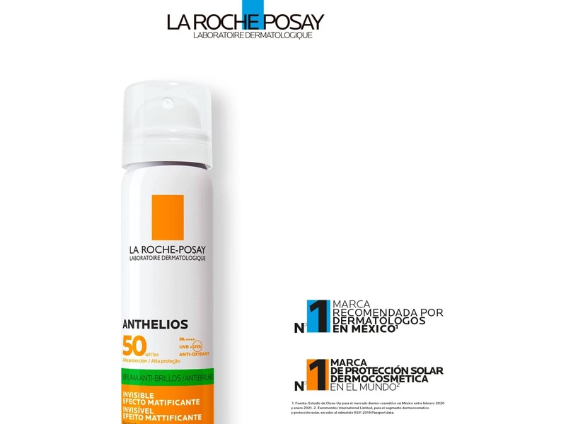 La roche posay anthelios invisible fresh mist spf 50 + spray 75 ml