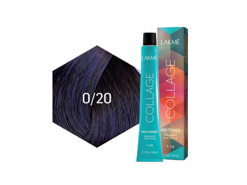 Lakme hair color collage 60 ml 0/20