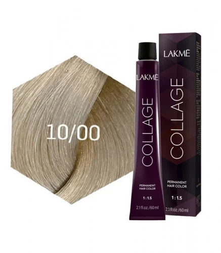LAKMÉ Collage Haarfarbe 10/17 – 60 Ml, Mit Niedrigem Ammoniakgehalt & Soja-Protein, PPD-frei