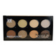 Make over 22 highlighter & contour powder palette - light