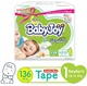 Babyjoy diapers no1new born box 136 pads