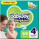 BABYJOY DIAPERS NO4+ LARGE PLUS BOX 88 PADS