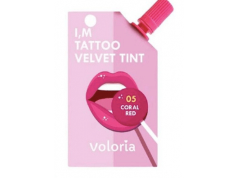 Voloria im tattoo velvet tint- 05 coral red