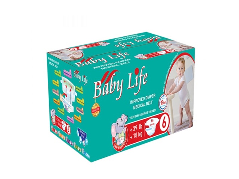BABYLIFE DIAPERS NO5  BOX 72 PADS