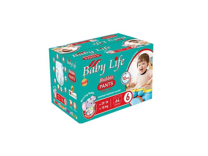 BABYLIFE PANTS NO6  PADS   64 PADS