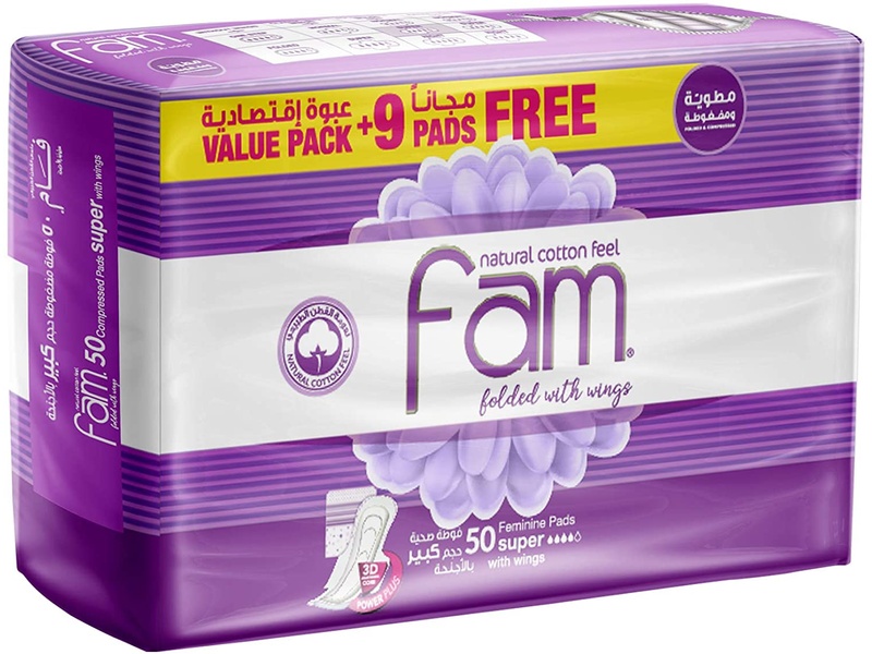 Fam wings maxi 50 pads