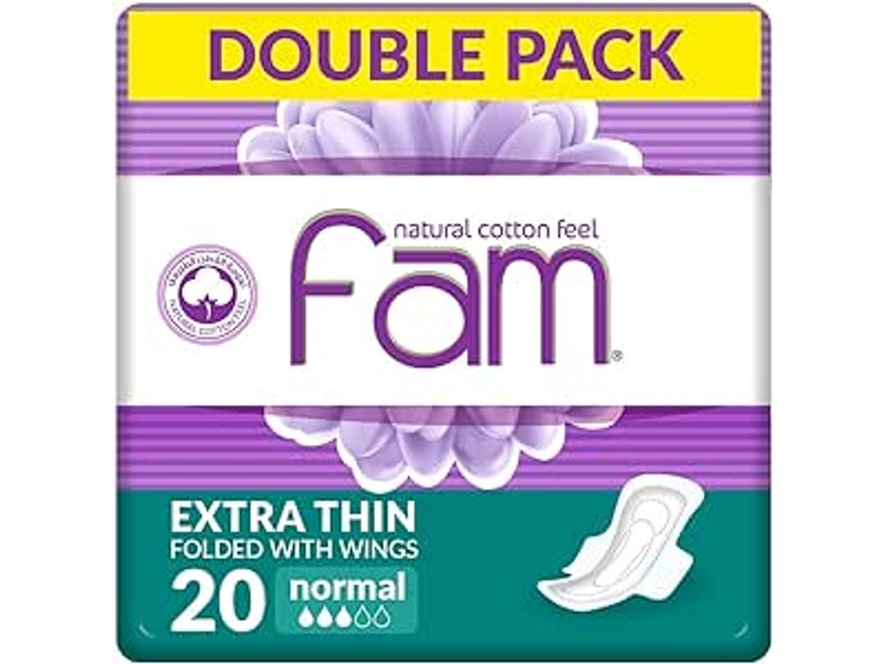 Fam thin normal wings 20 pads