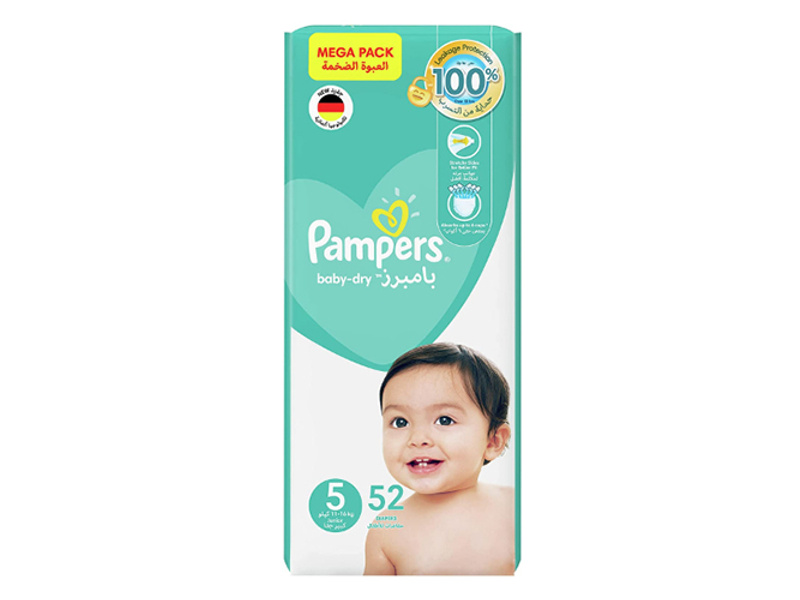 Pampers diapers no5 junior 52 pads