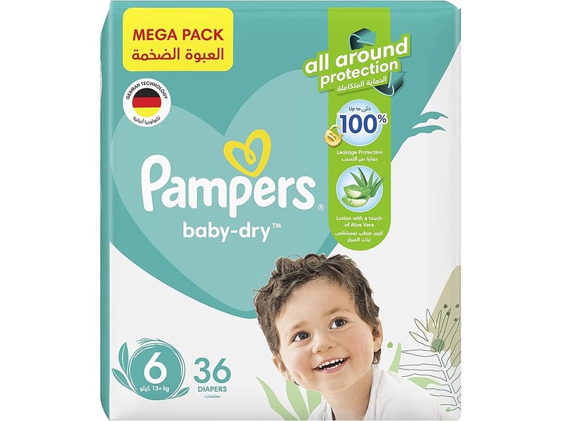 Pampers diapers no6 jumbo 36pads