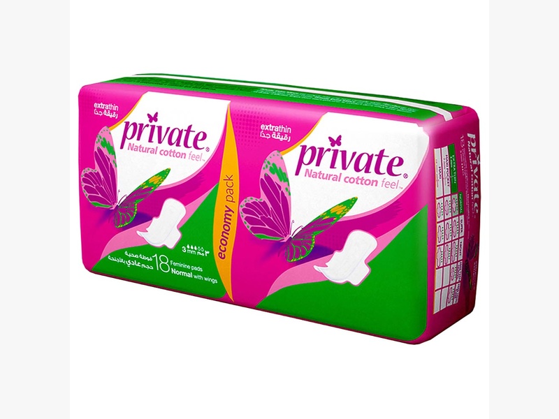 Private normal thin 18 pads