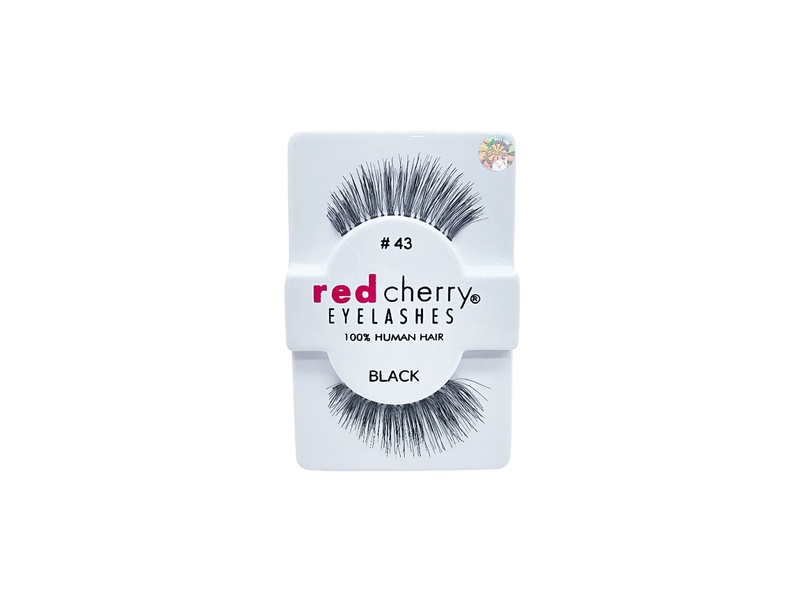 Red cherry eyelashes black 43