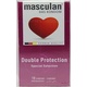 Masculan condoms 10 pack double protection