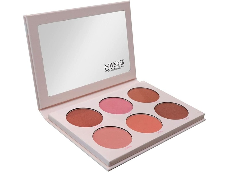 Make over 22 candy cheek 6 colour palette blush m3201