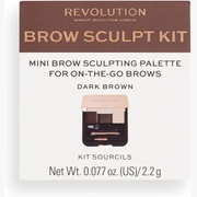 Revolution brow sculpt kit dark brown