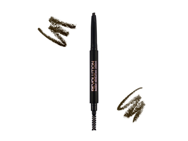 Revolution duo brow pencil medium brown