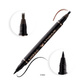 Make over 22 2-in-1 eyebrow and eyeliner pen dark brown ey002