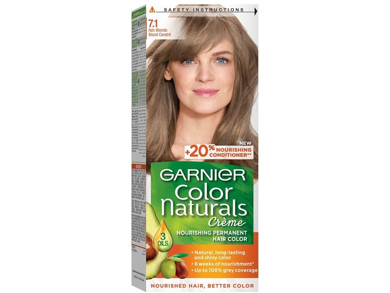 Garnier nature hair color no7.1 ash blonde