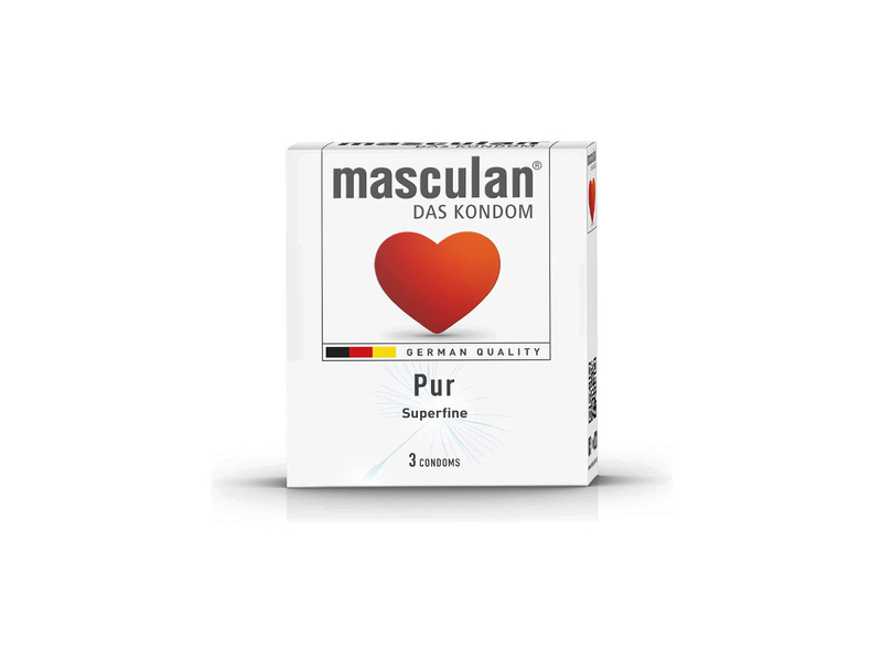 Masculan pur condoms 3pcs