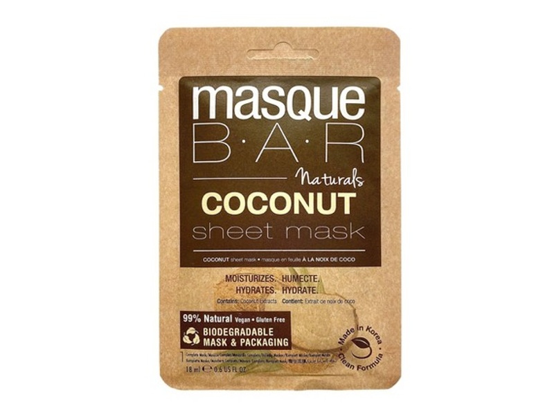 Masque bar naturals coconut sheet mask
