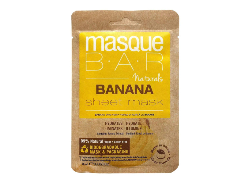 Masque bar naturals banana sheet mask