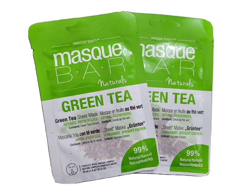 Masque bar naturals green tea sheet mask