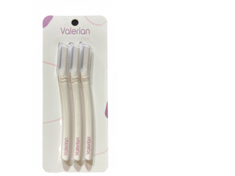 Valerian razor for face 3 pack