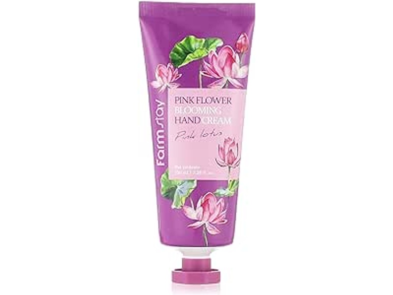 Farm stay pink lotus flower hand cream 100ml