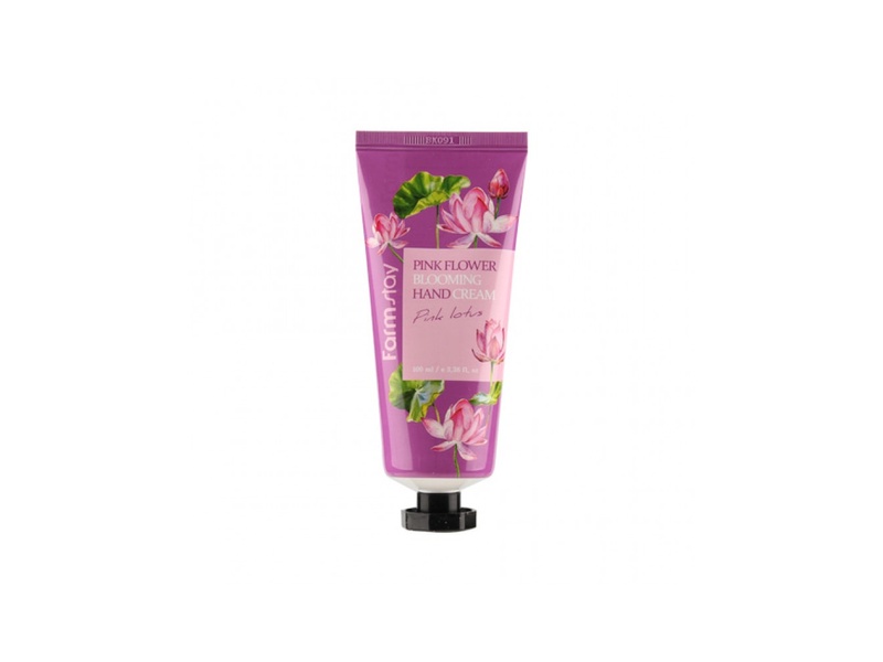 Farm stay pink lotus flower hand cream 100ml