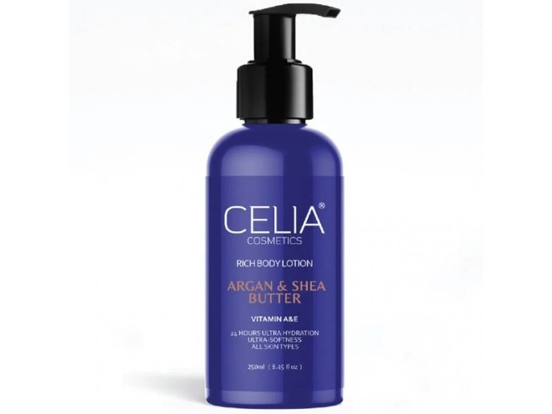 Celia argan and shea butter body lotion 250ml