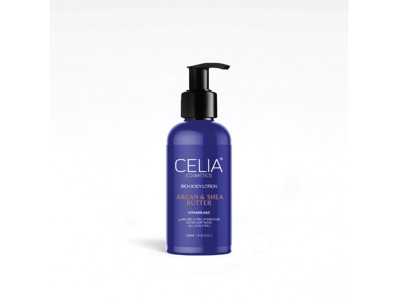 Celia argan and shea butter body lotion 250ml