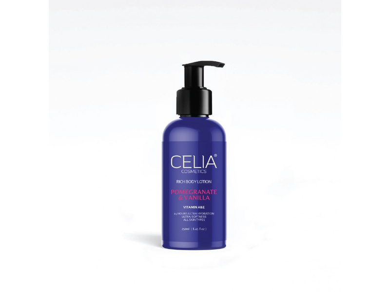 Celia pomegranate and vanilla body lotion 250ml