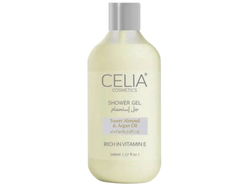 Celia shower gel with argan and sweet almond oil 500ml