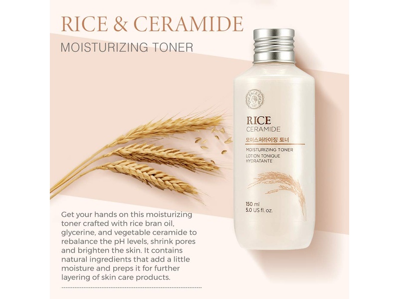 The face shop rice ceramide moisture toner 150ml