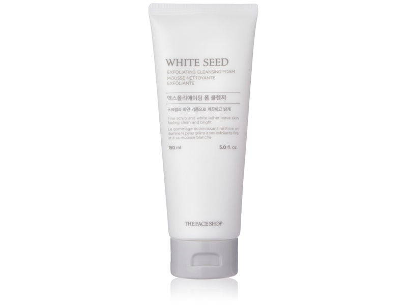 The face shop white seed exfoliating cleansing foam 150ml