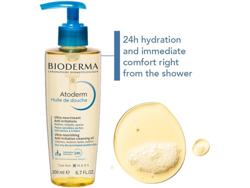 Bioderma atoderm ultra nourishing anti-irritation cleansing oil 200ml 