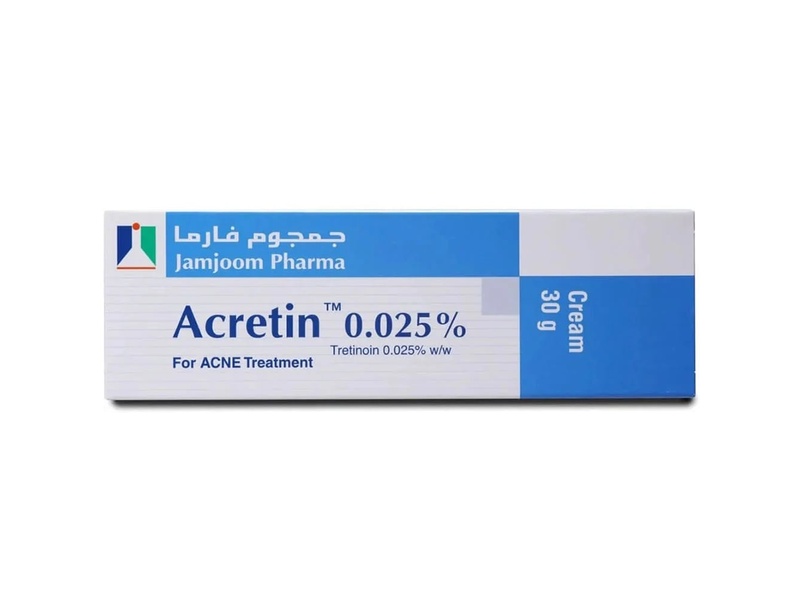 Acretin 0.025% cream 30gm