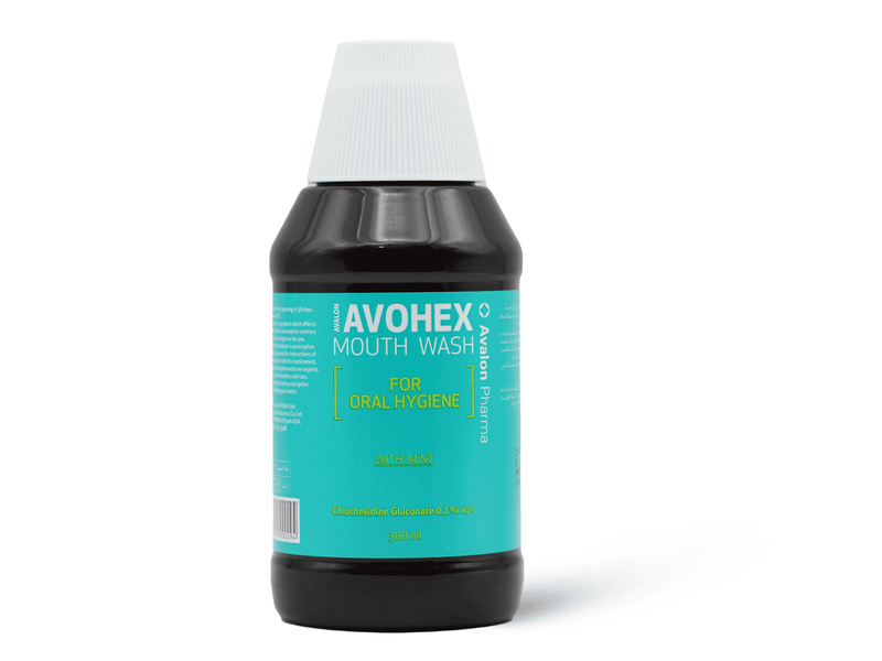 Avohex mouth wash with mint 300ml
