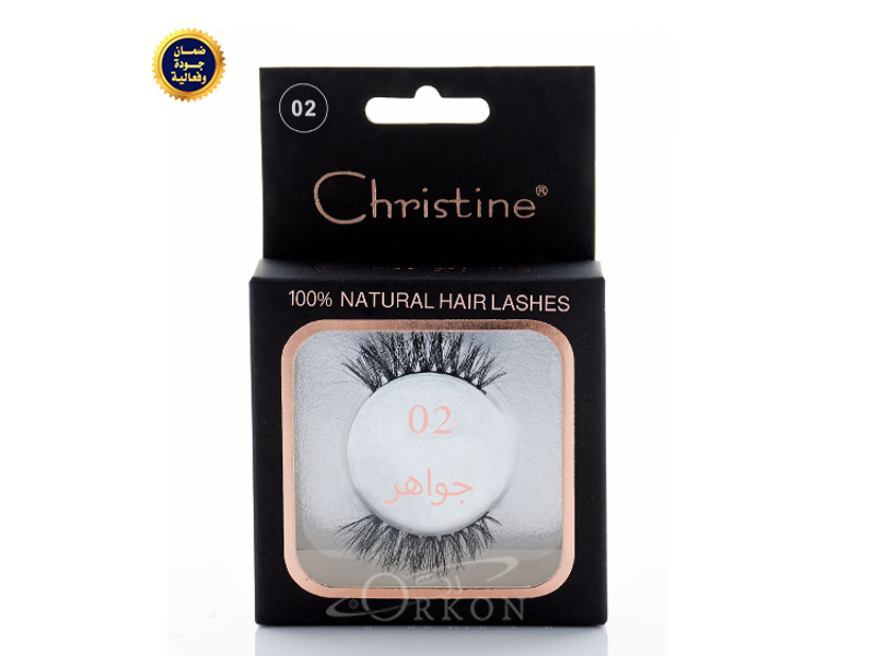 Christine natural hair eye lashes n02