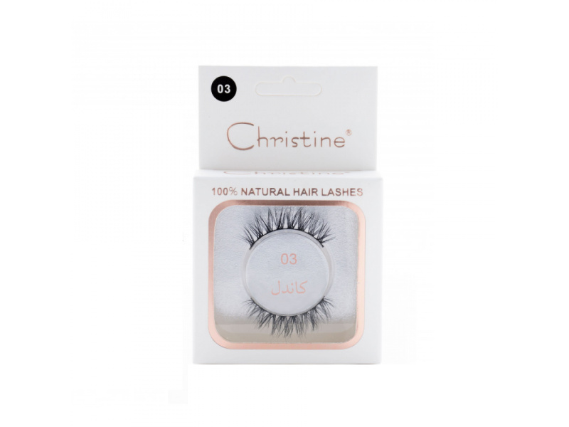 Christine natural hair eye lashes n03