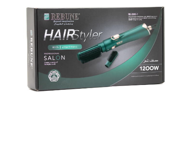 Rebune hair styler 1200 watts green re-2085-1