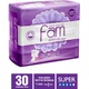 Fam women napkins folded & compressed super with wings 30 pads