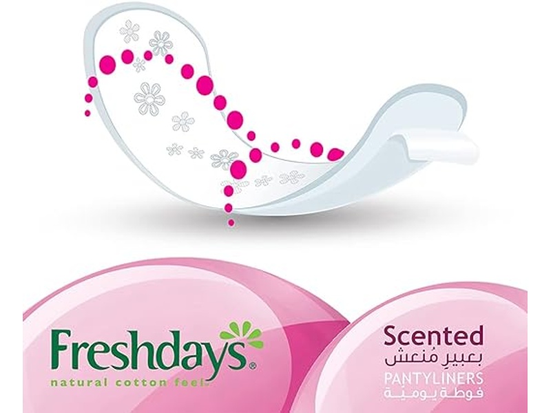 Freshdays women napkins pantyliners scented 72 pads